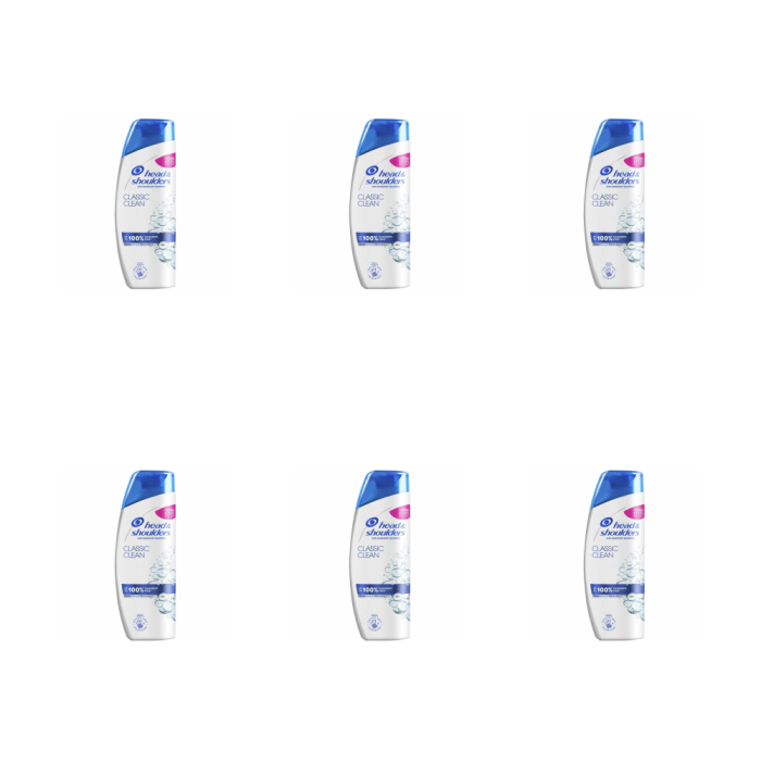 Head & Shoulders Classic Clean Anti-Dandruff Shampoo 250ml - Pack of 6