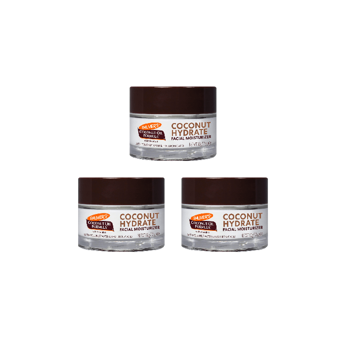 Palmer's Coconut Oil Formula with Vitamin E, Facial Moisturizer 50g - Pack of 3