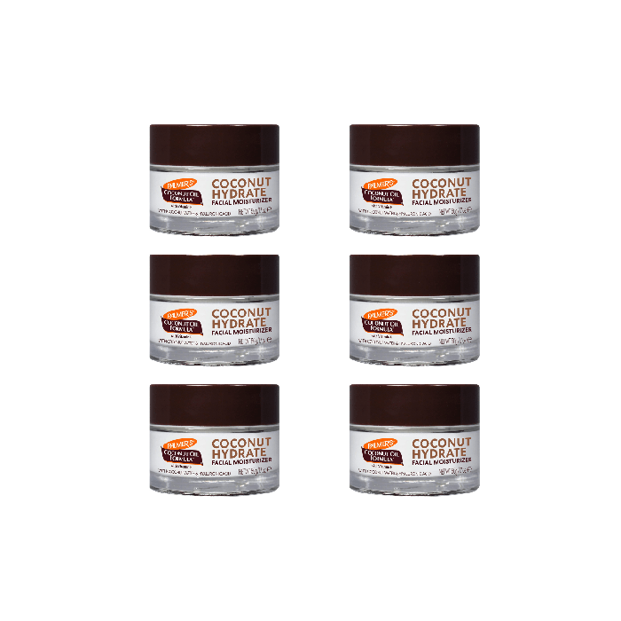 Palmer's Coconut Oil Formula with Vitamin E, Facial Moisturizer 50g - Pack of 6