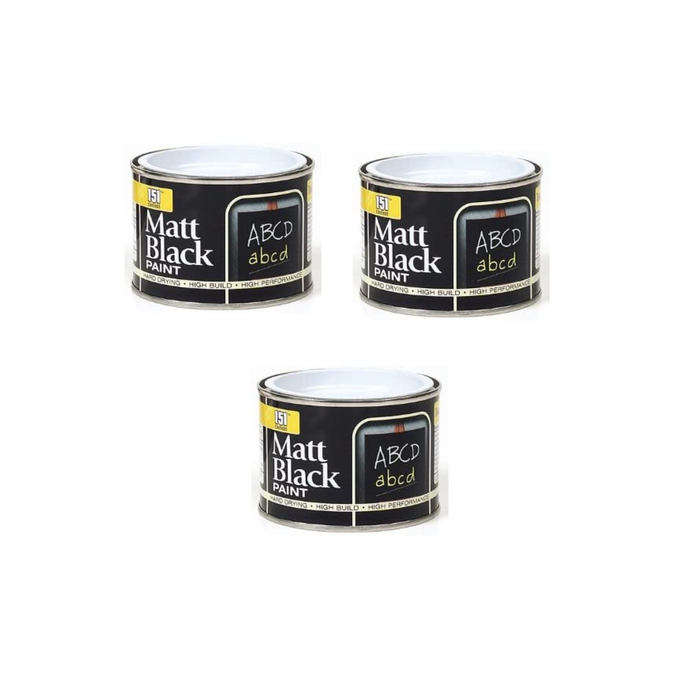 151 Coatings High Performance Matt Black Paint 180ML - Pack of 3