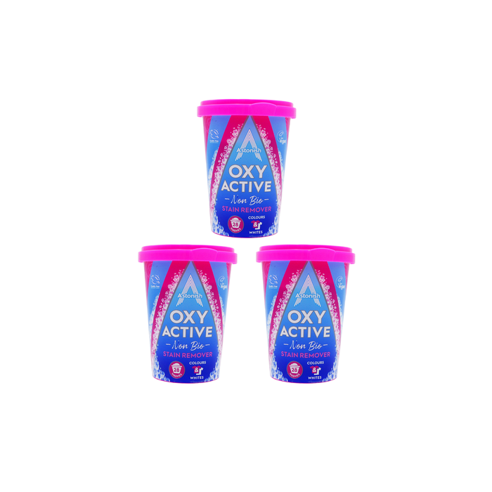 Astonish Oxy Active Non Bio Fabric Stain Remover Powder 625g