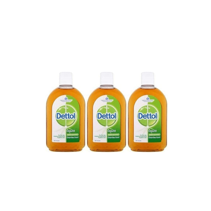 Dettol Original Antiseptic Disinfectant Liquid 500ml - Pack of 3