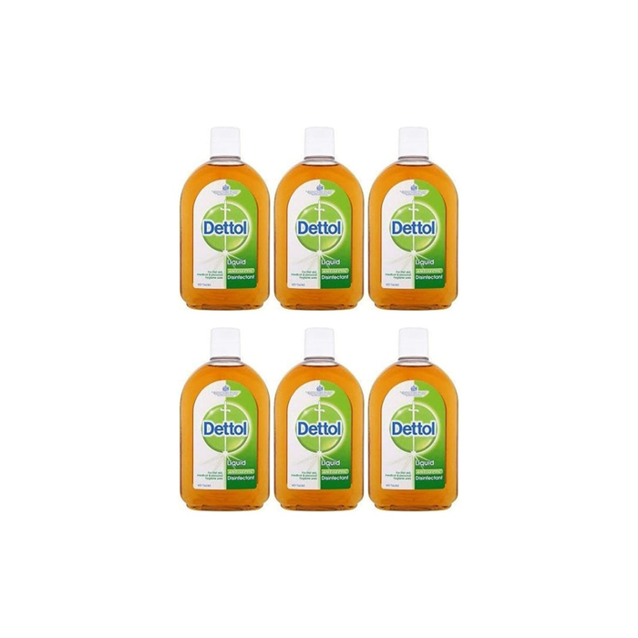 Dettol Original Antiseptic Disinfectant Liquid 500ml - Pack of 6