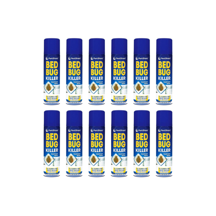 PestShield Bed Bug Killer Spray 200ml - Pack of 12