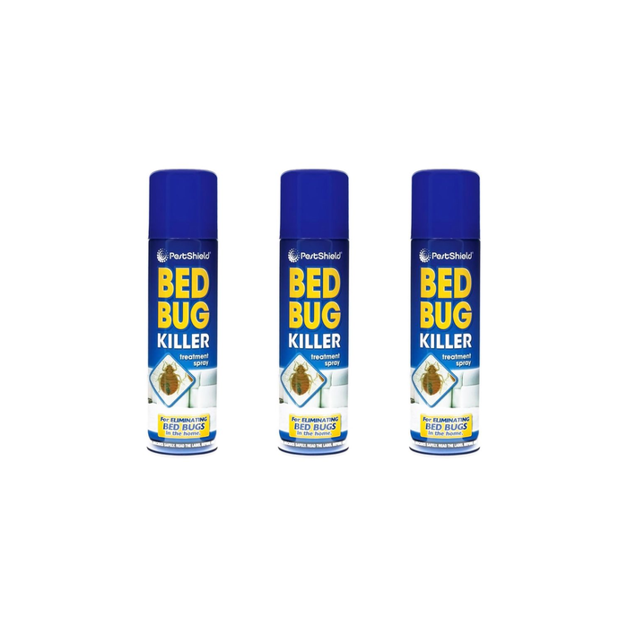 PestShield Bed Bug Killer Spray 200ml - Pack of 3