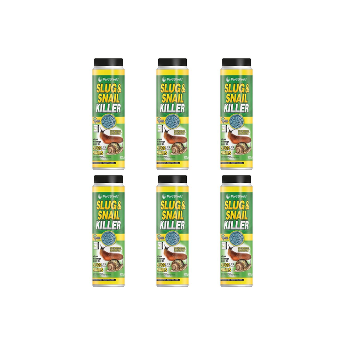 Pestshield Slug and Snail Killer pellets 300g - Pack of 6