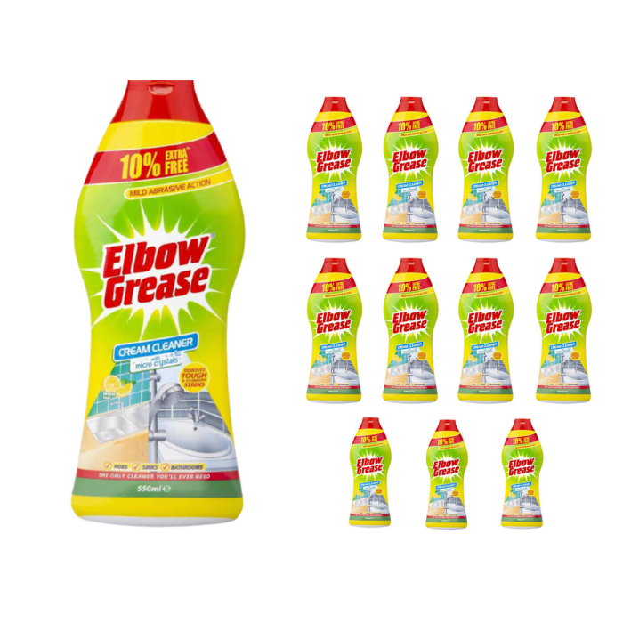 Elbow Grease Cream Cleaner with Micro Crystals 550ml - Pack of 12