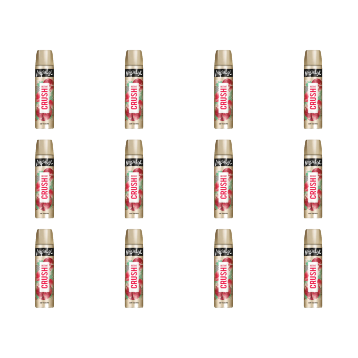Impulse Instant Crush Deodorant 75ml - Pack of 12