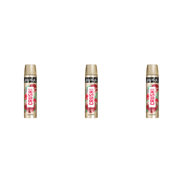 Impulse Instant Crush Deodorant 75ml - Pack of 3