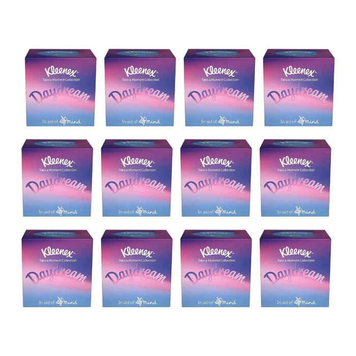 Kleenex Take a Moment Collection Cube Tissues - Pack of 12
