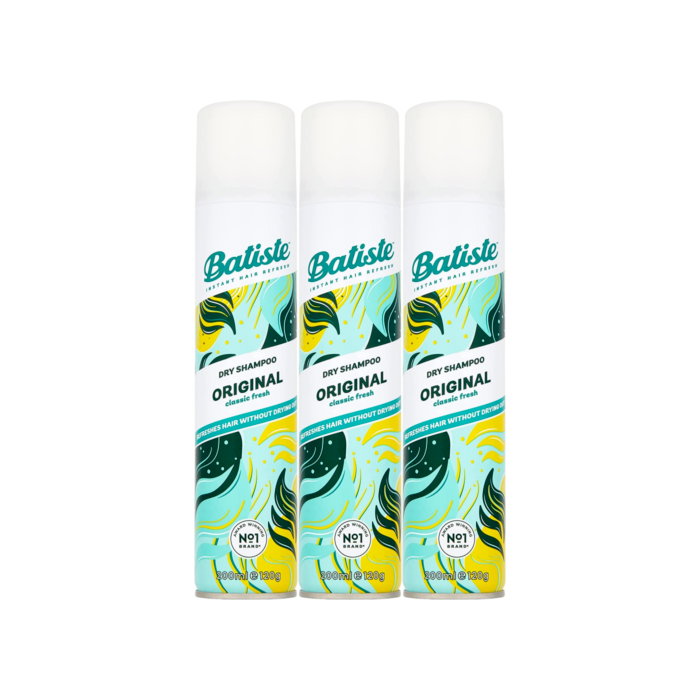 Batiste Original Classic Fresh Trockenshampoo 200ml - Pack of 3