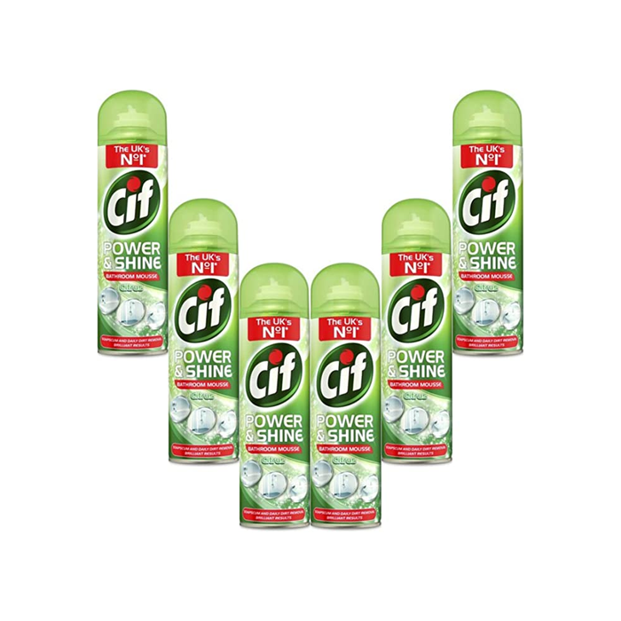 Cif Bathroom Mousse Citrus 500ml - Pack of 6