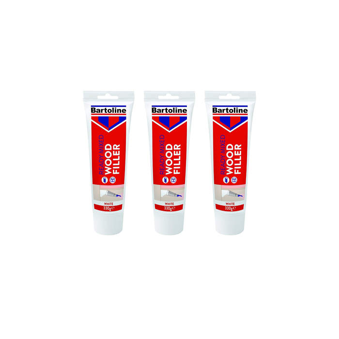 Bartoline Ready Mixed Wood Filler Tube White 330g