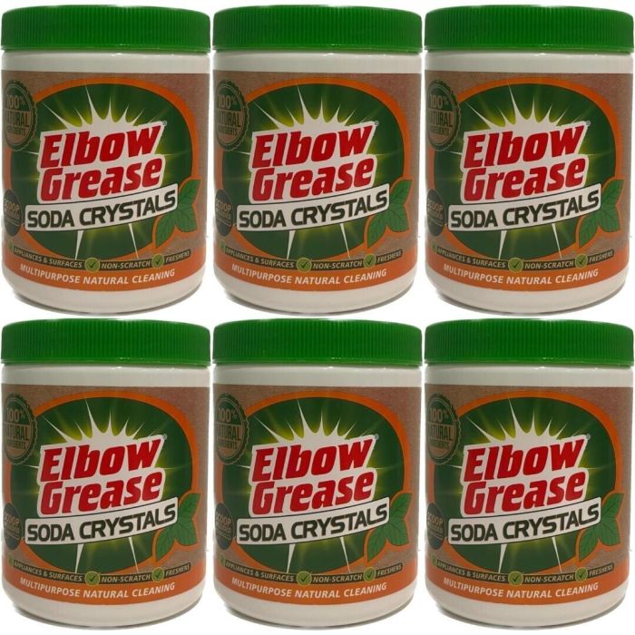 Elbow Grease Soda Crystals 500g - Pack of 6