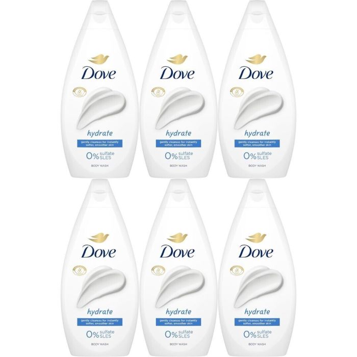 Dove Body Wash Hydrate 450ml - Pack of 6
