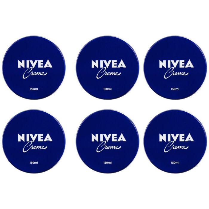 Nivea Moisturizing Cream Tin 150ml - Pack of 6