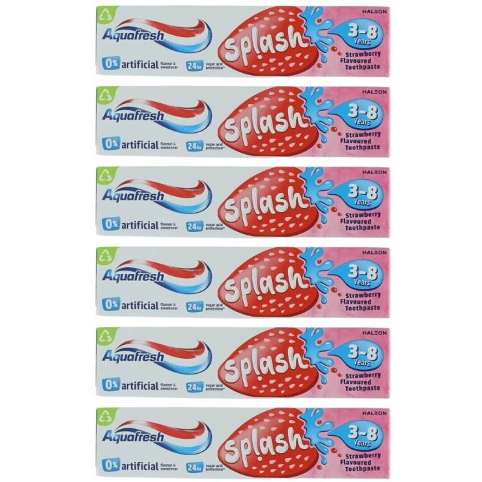 Aquafresh Splash Strawberry Toothpaste 3-8 Years 50ml