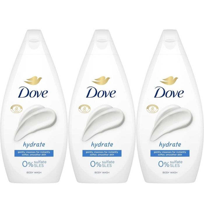 Dove Body Wash Hydrate 450ml - Pack of 3