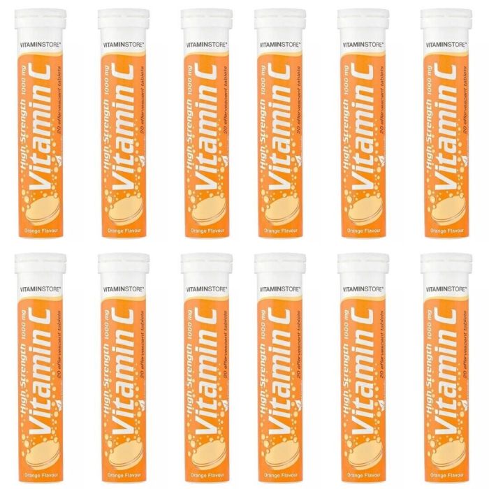 Vitamin Store Effervescent Vitamin C Tabs - Pack of 12