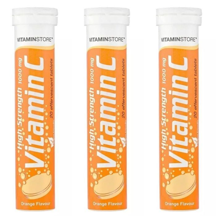 Vitamin Store Effervescent Vitamin C Tabs - Pack of 3