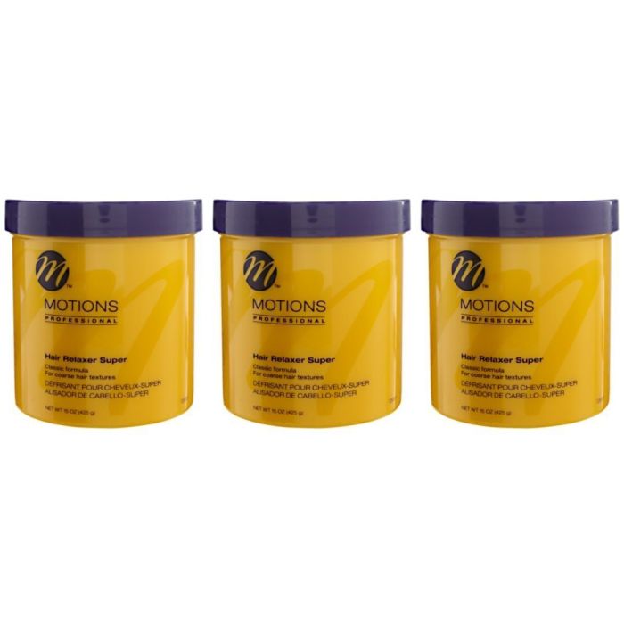 Motions Professional Hair Relaxer Super 425g - Pack of 3