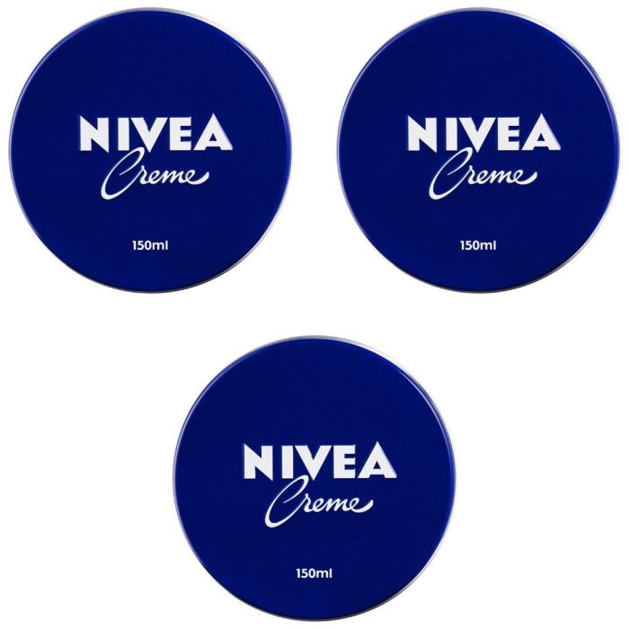 Nivea Moisturizing Cream Tin 150ml - Pack of 3