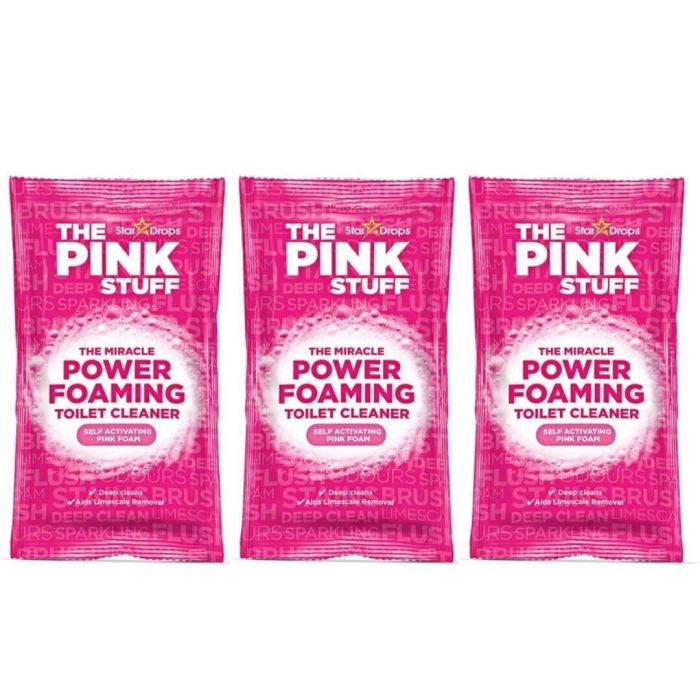 The Pink Stuff Foaming Toilet Cleaner - Pack of 3
