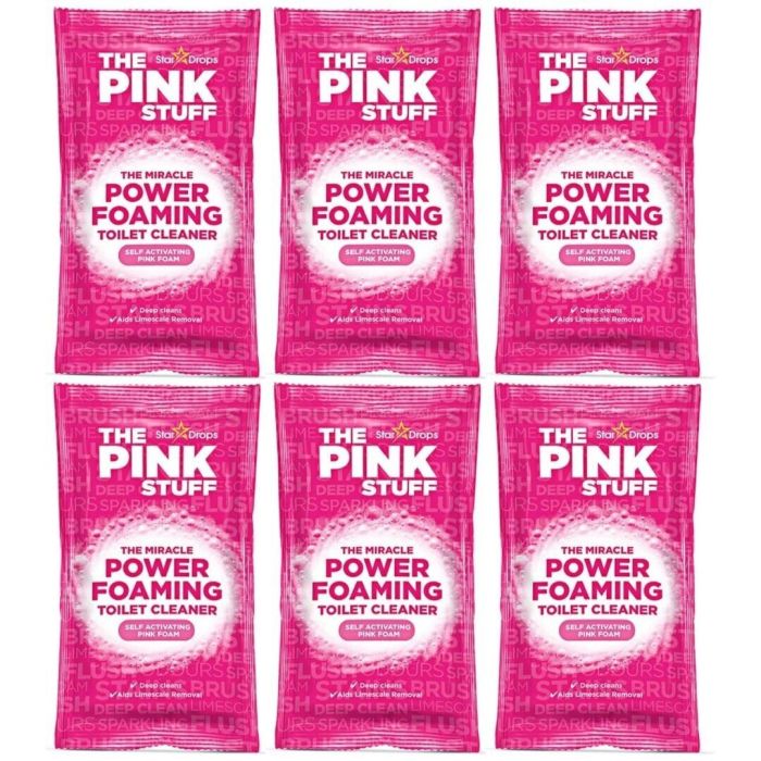 The Pink Stuff Foaming Toilet Cleaner - Pack of 6