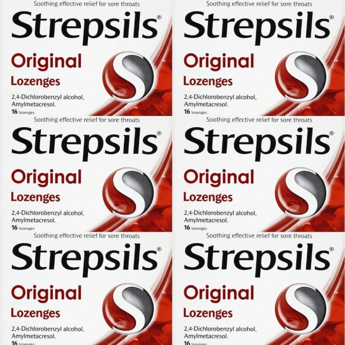 Strepsils Original Lozenges for sore throat - Pack of 6