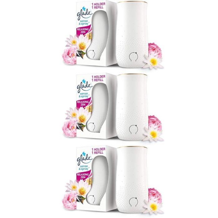 Glade Sense and Spray Holder and Refill Relaxing Zen air freshener 18ml
