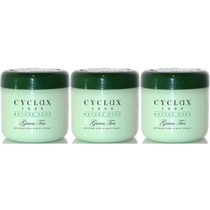 Cyclax Nature Pure Face & Neck Cream Green Tea 100ml - Pack of 3