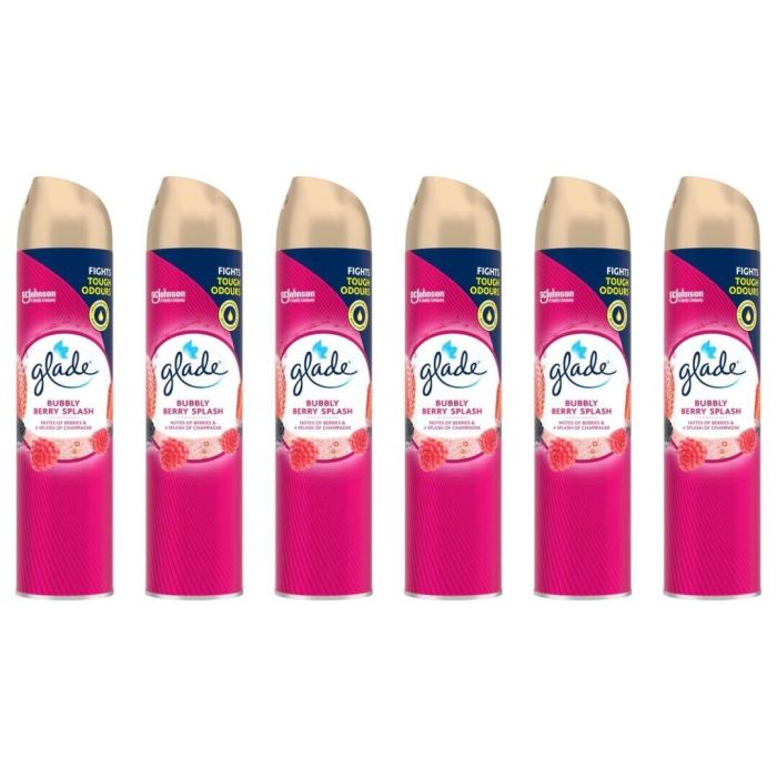 Glade Bubbly Berry Splash aerosol room spray 300ml strawberry blackberry champagne

