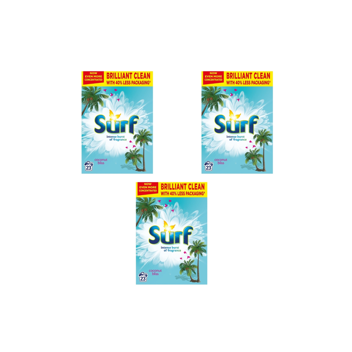 SURF Powder Coconut Bliss 23 washes - Pack of 3