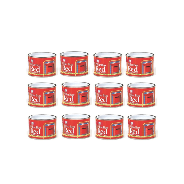 151 Coatings Pillar Box High Gloss Durable Red Paint 180ML - Pack of 12