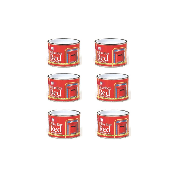 151 Coatings Pillar Box High Gloss Durable Red Paint 180ML - Pack of 6