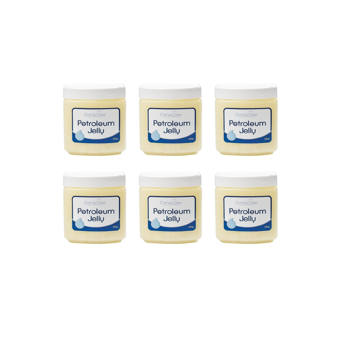 Cotton Tree Petroleum Jelly 100% Pure for Skin Protection 284g - Pack of 6