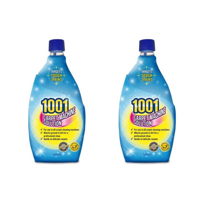 1001  Carpet Machine Solution & Upholstery Cleaner 500ml Pack Of 2