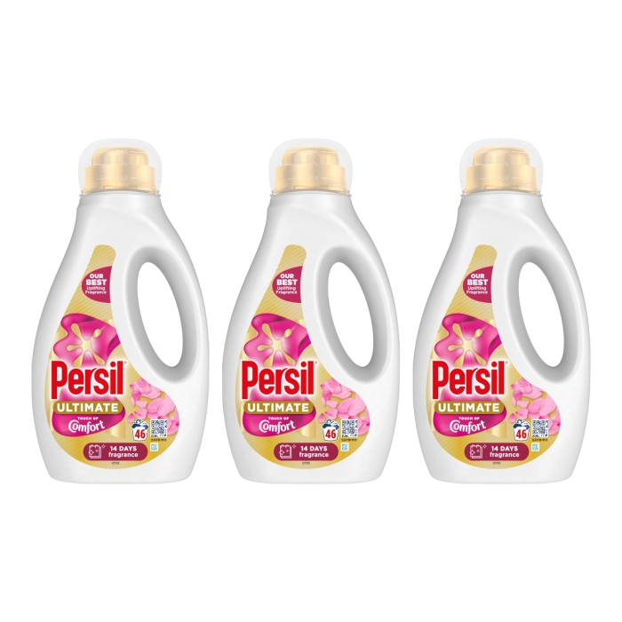Persil Ultimate Touch of Comfort Liquid Detergent 46 Washes - Pack of 3