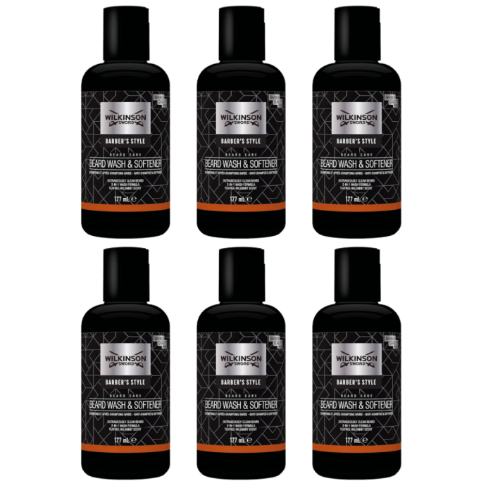 Wilkinson Barber’s Beard Wash 177 ml - Pack of 6