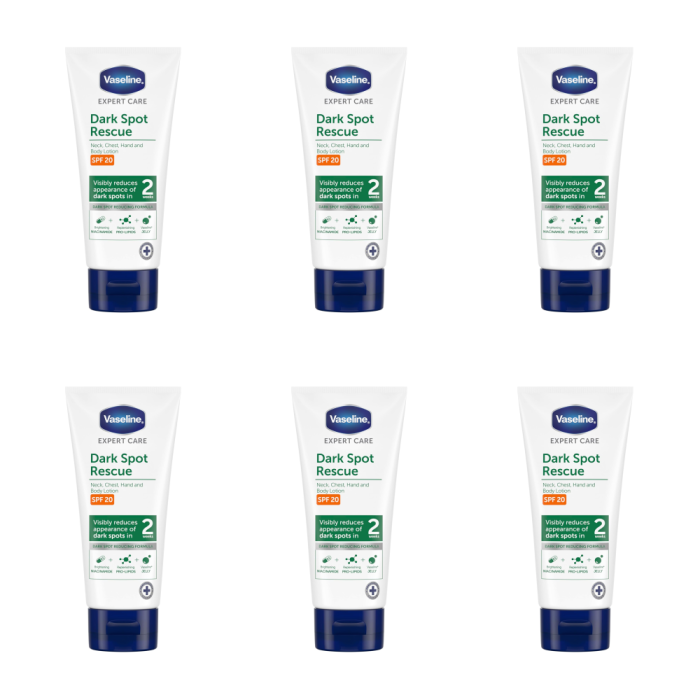 Vaseline Dark Spot Rescue Lotion SPF20 100 ml - Pack of 6