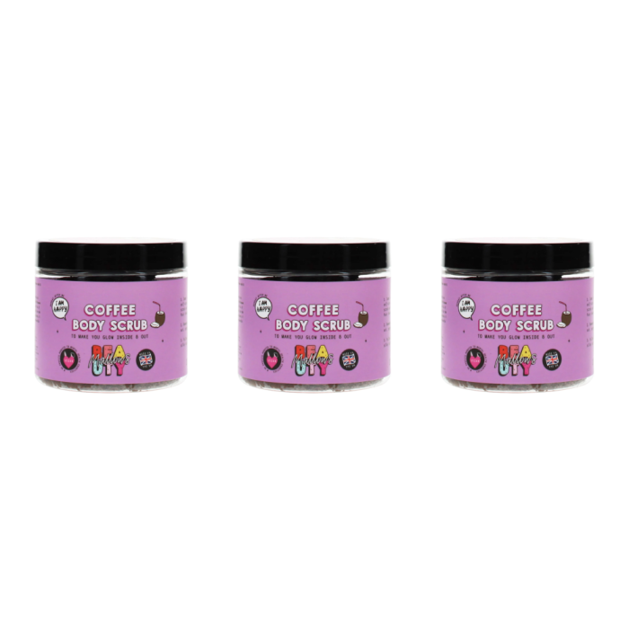 Mallows Coffee Beauty Body Scrub 180g - Pack of 3