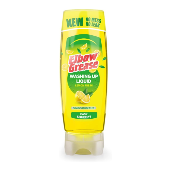 Elbow Grease Stand Up Washing Up Liquid Lemon 450ml