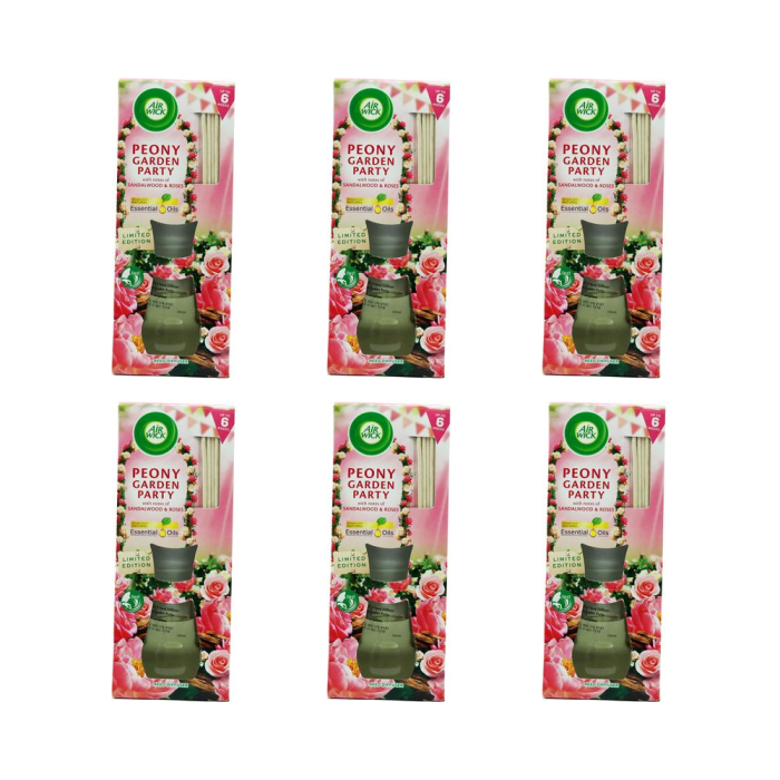 Air Wick Reed Diffuser Peony Garden Party 42 ml - Pack of 6