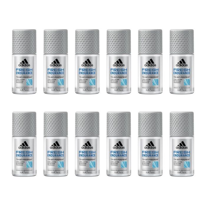 Adidas Fresh Endurance Women's Antiperspirant Roll-On Deodorant 50 ML - Pack of 12