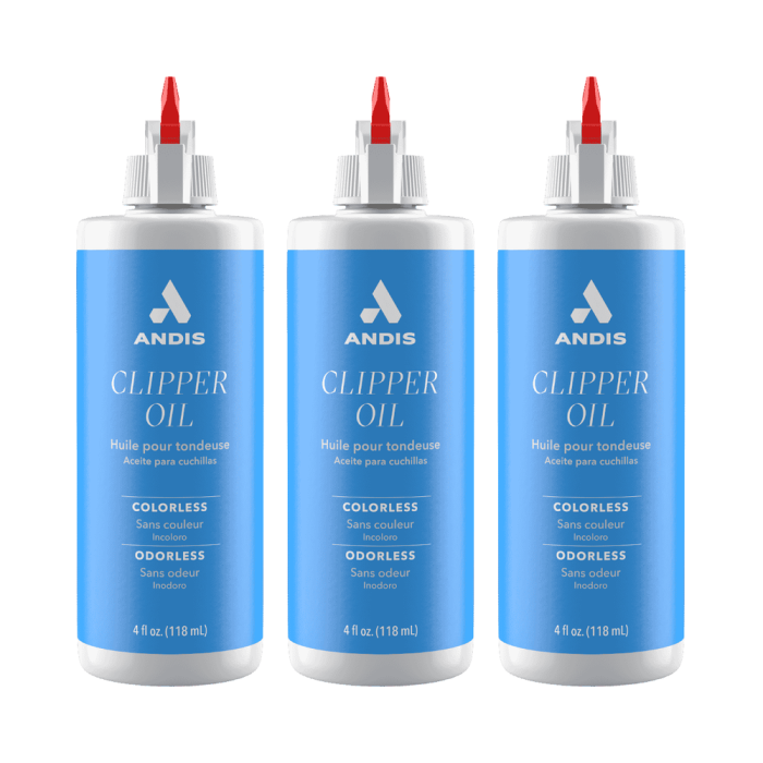 Andis Clippers Clipper Oil 4oz - Pack of 3