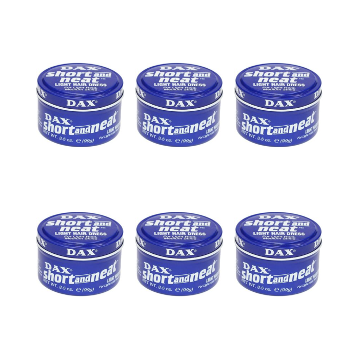 Dax Short and Neat Light Hair Dress 3.5 oz - Pack of 6