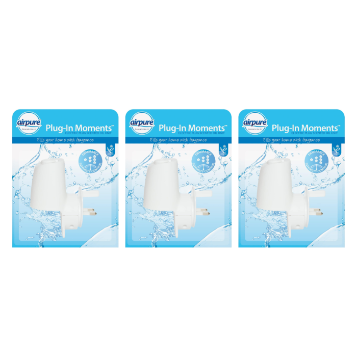 Airpure Plug in Moments Electric Plug Scented Oil Unit - Pack of 3