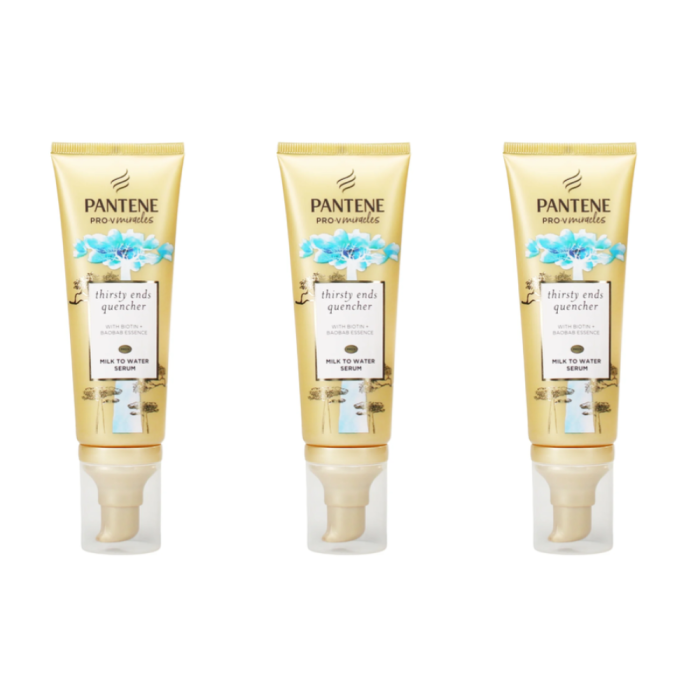 Pantene Pro-V Miracles Thirsty Ends Quencher Milk To Water Serum 70ML - Pack of 3
