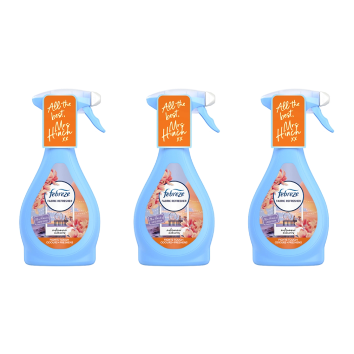 Febreze Mrs Hinch's Midsummer Memories Fabric Freshener Spray 500ML - Pack of 3