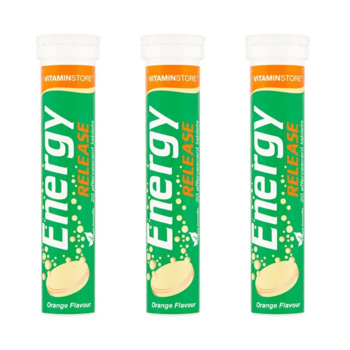 Vitamin Store Energy Release Effervescent 20 Tablets - Pack of 3